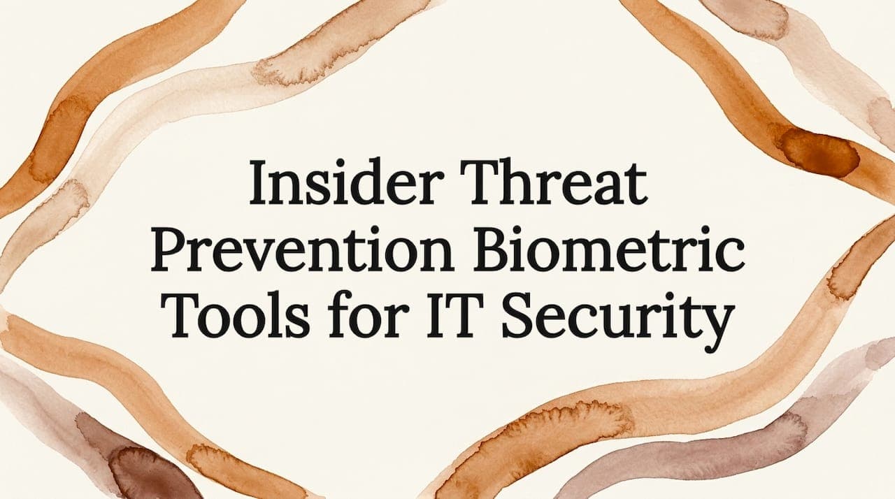Insider Threat Prevention Biometric Tools for IT Security
