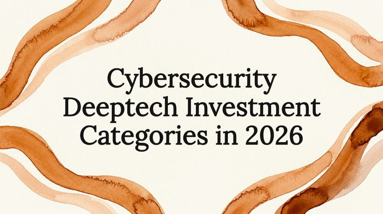 Cybersecurity Deeptech Investment Categories in 2026