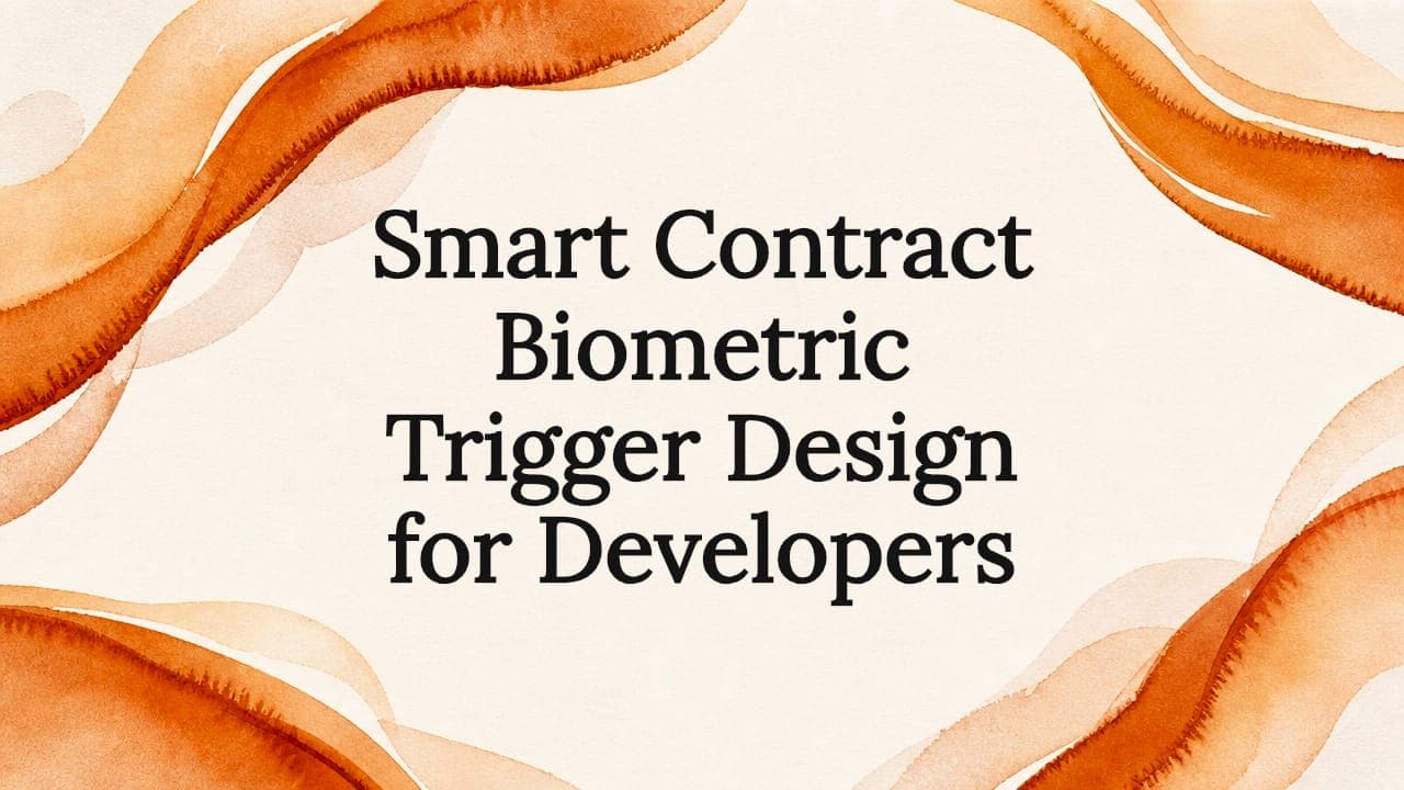 Smart Contract Biometric Trigger Design for Developers
