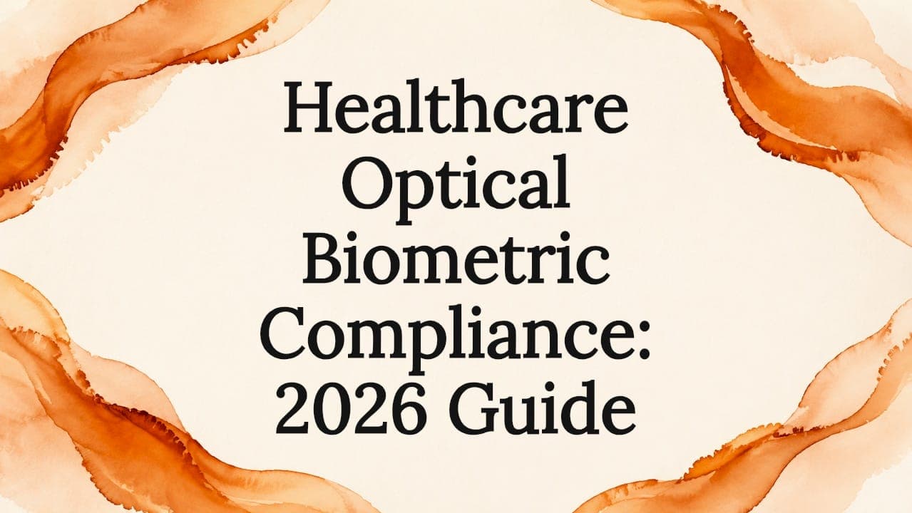 Healthcare Optical Biometric Compliance: 2026 Guide